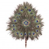 VINTAGE VICTORIAN STYLE PEACOCK FEATHER