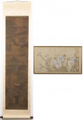 CHINESE SCROLL AND FRAMED PAINTINGpainting