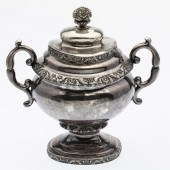 FREDERICK MARQUAND COIN SILVER LIDDED