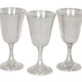 A Set of Twelve American Silver Goblets
Gorham