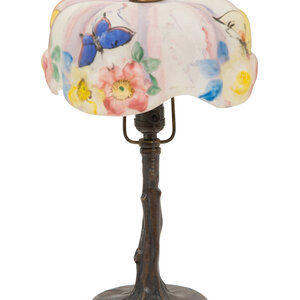 A Pairpoint Puffy Boudoir Lamp 3d0942