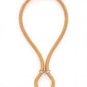 BICOLOR GOLD AND DIAMOND NECKLACE
Rose