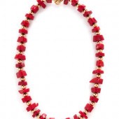 YELLOW GOLD AND CORAL NECKLACE
Organic