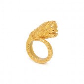 LALAOUNIS, YELLOW GOLD BYPASS RING
Designed