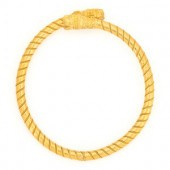 LALAOUNIS, YELLOW GOLD TORQUE NECKLACE
With