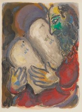 MARC CHAGALL (1887-1985), MOSES AND