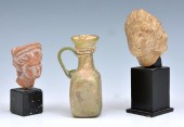 GROUPING OF 3 ROMAN ANTIQUITIES, BUST