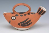 PABLO PICASSO MADOURA POTTERY FISH PITCHER,