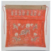 CHINESE EAST ASIAN SILK APRON TEXTILE