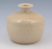 RARE CARVED TING WARE TRUNCATED MEIPINGRare