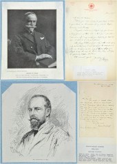 G. CABLE AND F. CRAWFORD LETTERS WITH