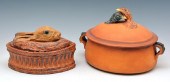 2 FRENCH CHICKEN & RABBIT SOUP TUREENS,