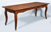 FRENCH COUNTRY KITCHEN FRUITWOOD TABLE,