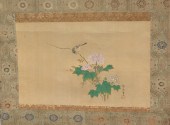 JAPANESE SCROLL PAINTING, C 1900, SIGNED,