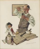 NORMAN ROCKWELL, THE CHEMIST, LITHOGRAPHProperty