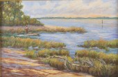 UNSIGNED, MARSH SCENE, OIL ON CANVASProperty