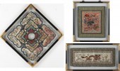 3 FRAMED CHINESE EMBROIDERIESProperty