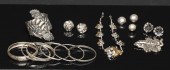 GROUP OF STERLING SILVER JEWELRYProperty