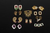 7 PAIRS COSTUME EARRINGS INCLUDING DIOR