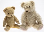 TWO STUFFED JOINTED BEARSProperty from