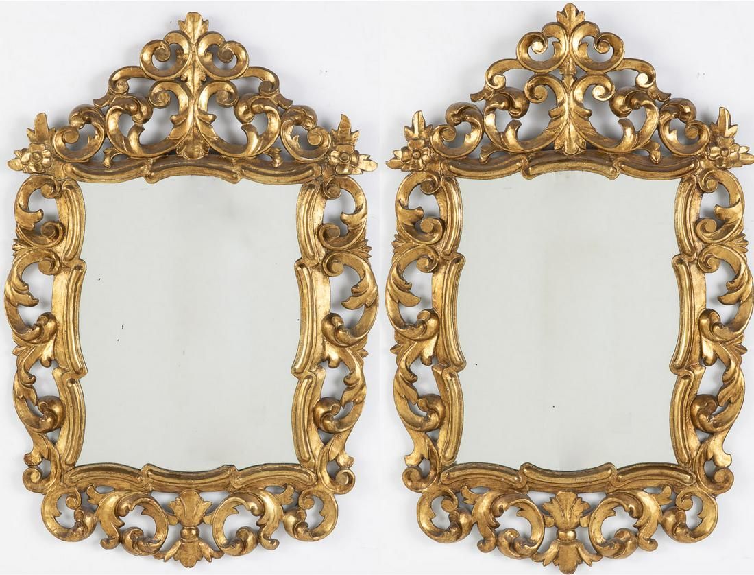 PAIR OF ITALIAN ROCOCO STYLE GILTWOOD 3d31f5