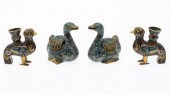 4 CHINESE CLOISONNE ANIMAL-FORM ARTICLES4