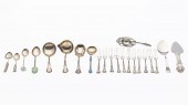 21 STERLING SILVER FLATWARE ARTICLES21