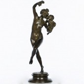 FREDERICK MACMONNIES, BACCHANTE AND