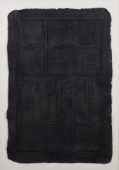 LOUISE NEVELSON, CAST PAPER RELIEF,