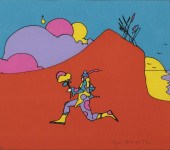PETER MAX, CLOWN, LITHOGRAPHPeter Max,