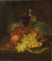 GEORGE FORSTER, STILL LIFE WITH WINE