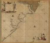 JOHANNES VAN KEULEN, MAP OF BRAZILIA,