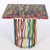 JOHN BUCCI, MIXED MEDIA TABLE TOP WITH