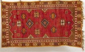 RED MOROCCAN RUGRed Moroccan Rug, in