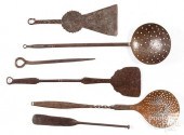 WROUGHT IRON COOKING UTENSILSWrought