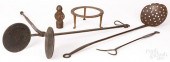 COLLECTION OF WROUGHT IRON UTENSILSCollection