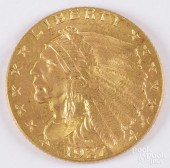 1927 TWO AND A HALF DOLLAR GOLD COIN1927