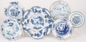 GROUP OF DELFTWARE PLATES, ETC.Group