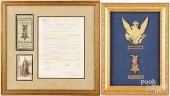 CIVIL WAR ERA ITEMS TO INCLUDE A DISCHARGE