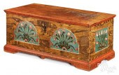 PENNSYLVANIA PAINTED PINE DOWER CHEST,