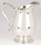 WALLACE STERLING SILVER FOUR-PINT WATER