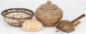 GROUP OF NATIVE AMERICAN INDIAN ITEMS,