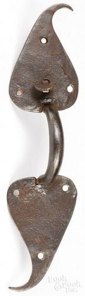LARGE WROUGHT IRON THUMB LATCH 18TH/19TH
