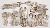 SET OF STERLING SILVER FLATWARE, MOST