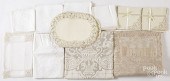 LOT OF TABLE LINENS TO INCLUDE THREE