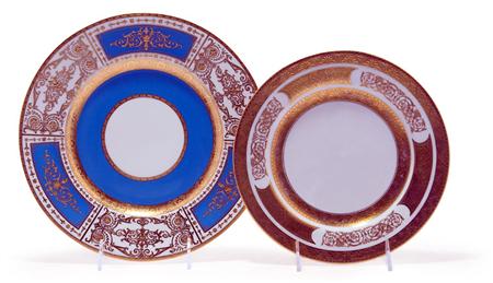 Set of Four Mintons Porcelain Service 67fd2