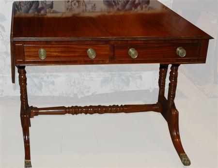 Regency Style Mahogany Sofa Table
	Estimate:&nbsp;$1,000&nbsp;&nbsp;-&nbsp;$1,500