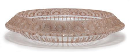 Lalique Molded Glass Marguerites 6802e