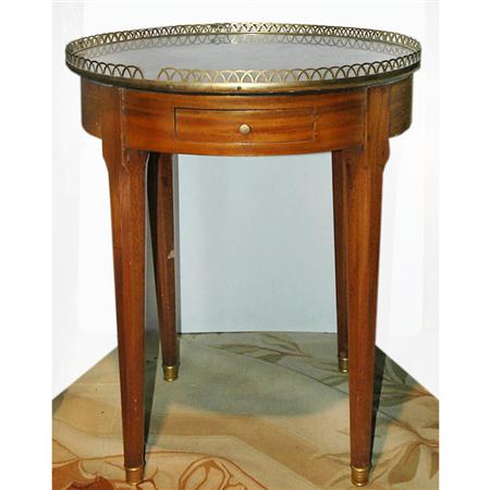 Louis XVI Mahogany Bouillotte Table  69568