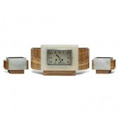 French Art Deco Onyx Clock   69737